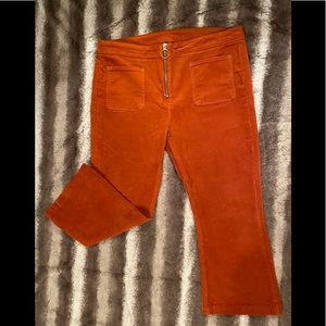 Wild Fable Burnt Orange Capri Corduroy Pants
